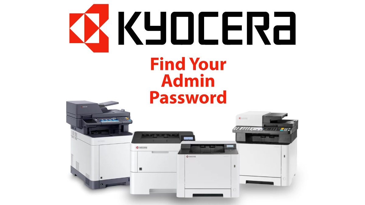 How to Find the Admin Password on Your Kyocera Printer - Printzone