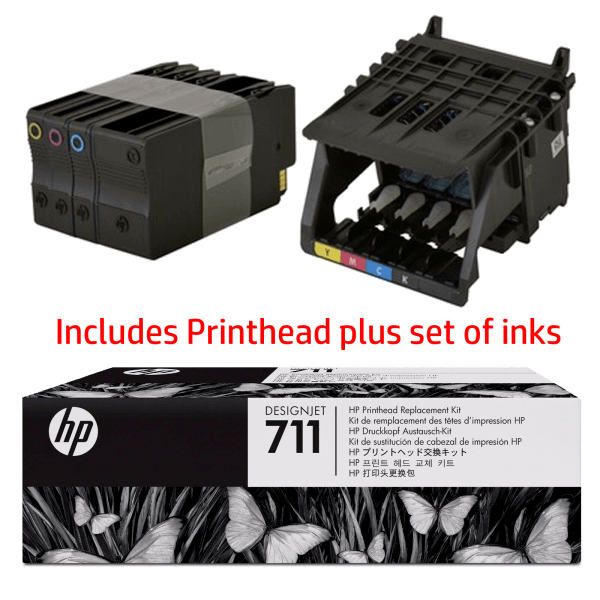 Genuine HP 711 C1Q10A Designjet Printhead Replacement Kit